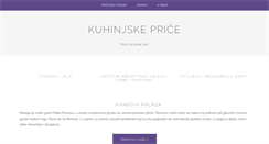 Desktop Screenshot of kuhinjskeprice.com